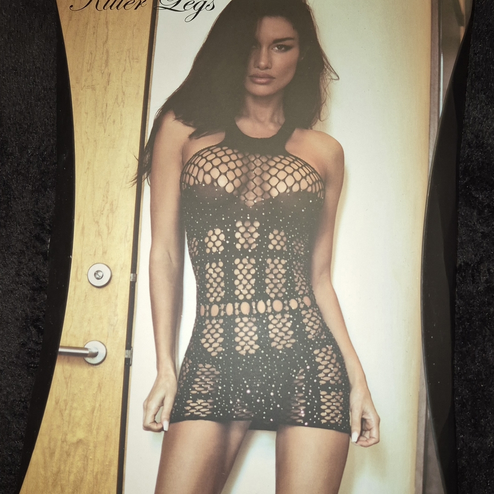 Black Fishnet Chemise
